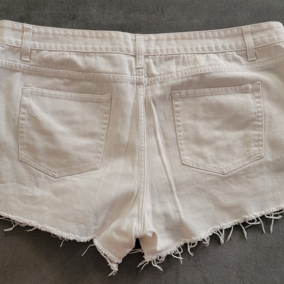 Forever 21 white distressed shirts - Picture 2 of 3